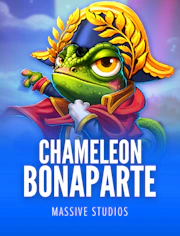 Chameleon Bonaparte con estética llamativa y estratégica.