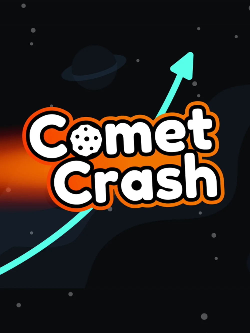 Juego Comet Crash con fondo espacial y sensación de multiplicadores explosivos.