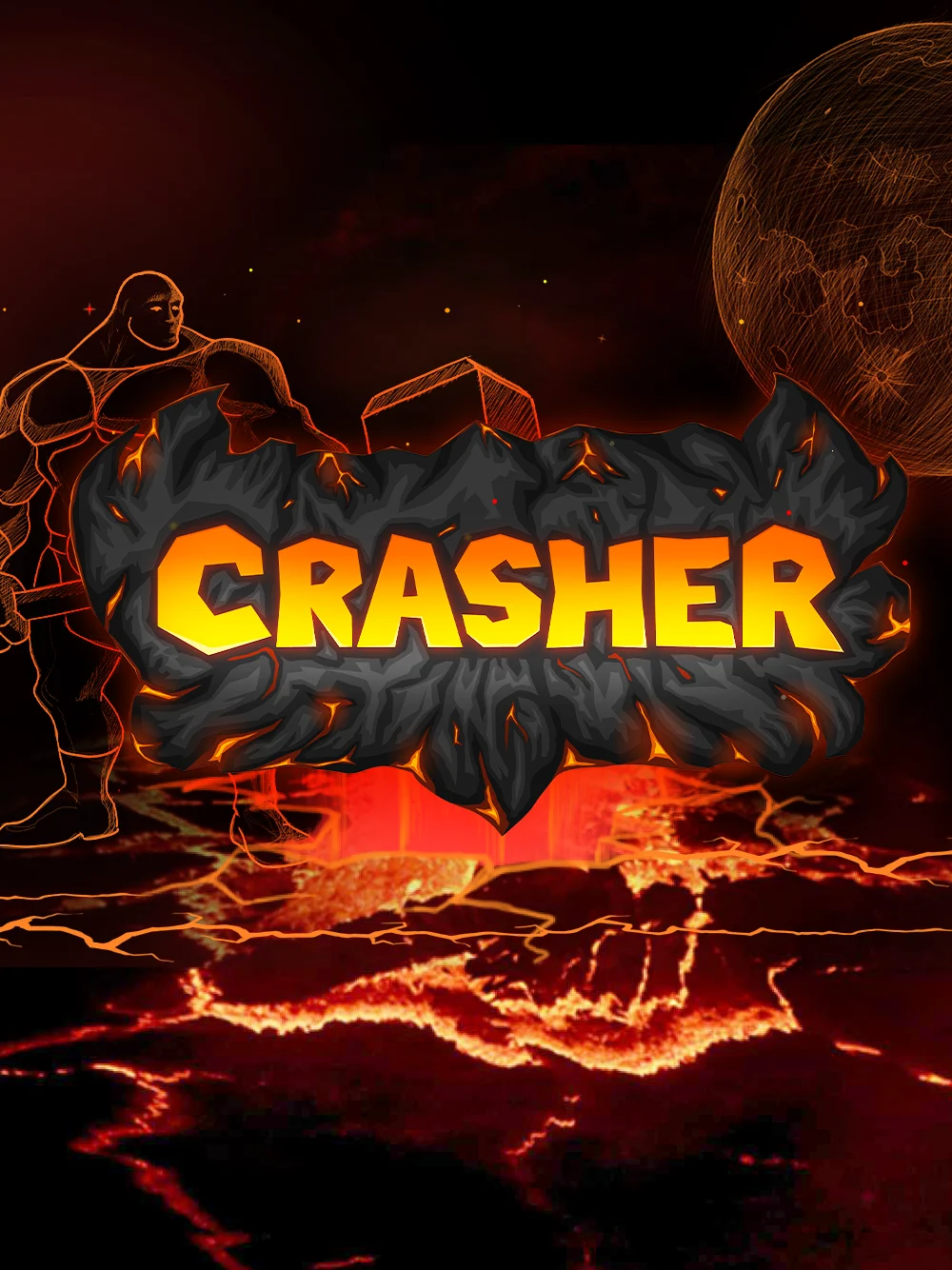 Tarjeta Crasher con mecánica visual de crecimiento rápido y riesgo alto.
