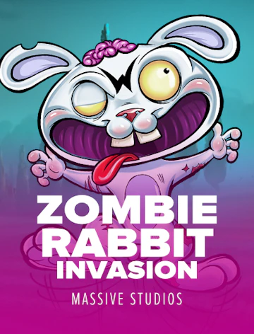 Juego Zombie Rabbit Invasion con estética divertida y acción tipo arcade.